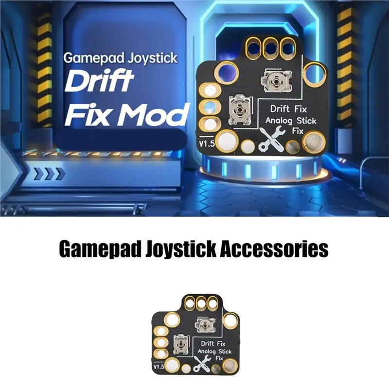 A96T 드리프트 수리 보드 6개 게임패드 조이스틱 아날로그 썸스틱 PS4, PS5, 원 시리즈 컨트롤러용 수리 키트