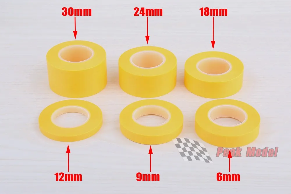 3-5 Pcs/Lot 6mm~30mm Scale Models Gundam Models Painting Cover Tape Masking Tape And Cutter