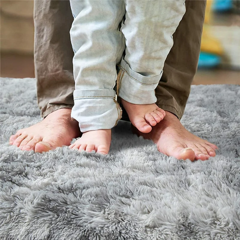 Large Carpet for Living Room Plush Room Rug Bedroom Rugs Fluffy Mats Anti-slip Rug Soft Velvet Kid Blanket Home Decoration