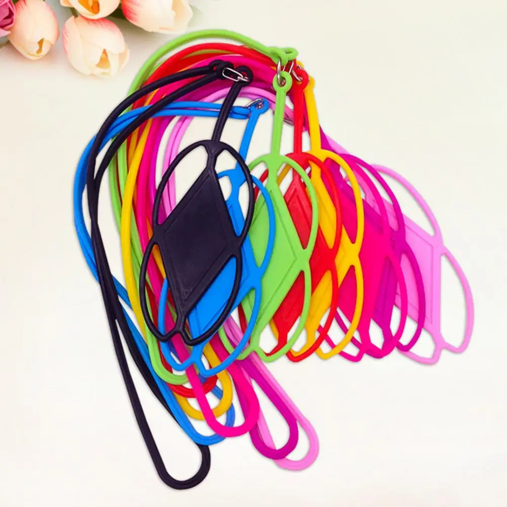 Convenient Phone Lanyard Durable Silicone Strap Free Your Hands Protective Silicone Phone Case Holder
