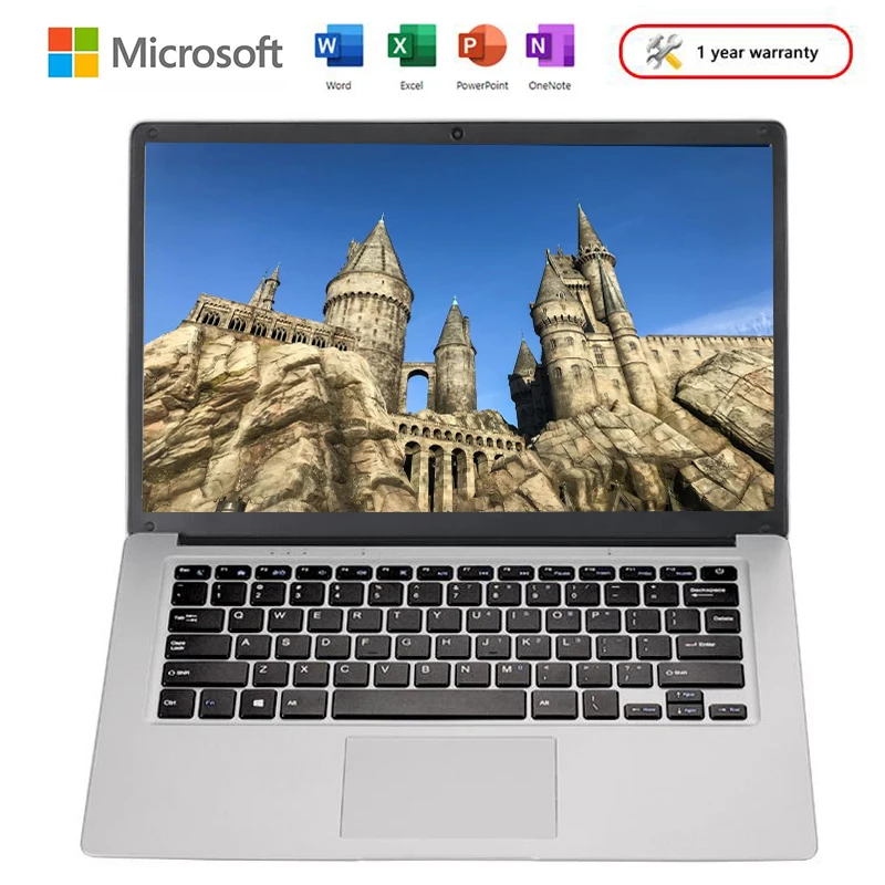 Ordenador portátil barato de 14,1 pulgadas, 6GB de Ram, DDR3, 128G, 256GB, 512G, SSD con 64G, EMMC, Intel Celeron, Notebook, Windows - AliExpress