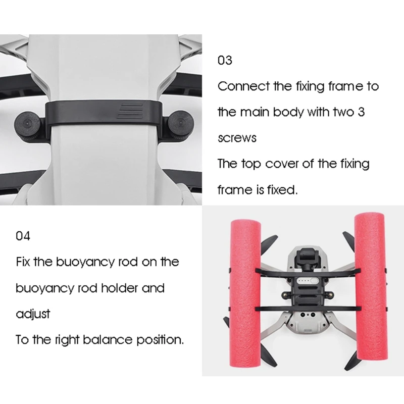 Aircraft Heightened Landing Gear Anti-fall Buoyancy Floating Extension Rod for Mavic Mini 2