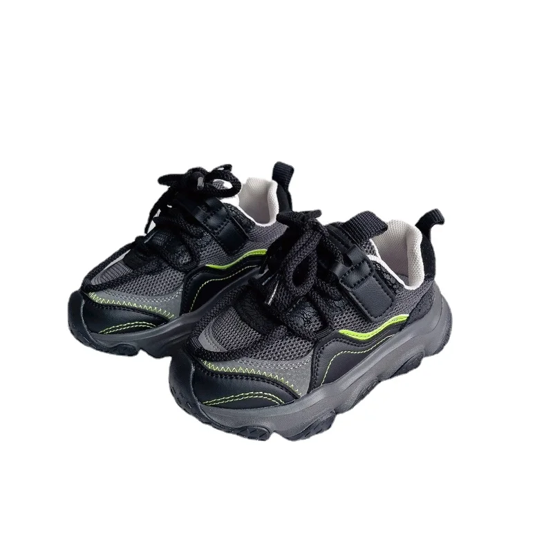 

Size 26-37 Baby Toddler Shoes For Boys Girls Breathable Mesh Little Kids Casual Sneakers Non-slip Children Sport Shoes tenis