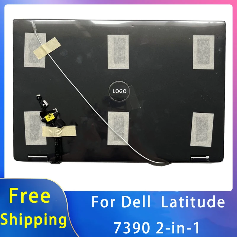 

New For Dell Latitude 7390 2 In 1 Replacemen Laptop Accessories Lcd Back Cover With LOGO 0JD0F2 Black