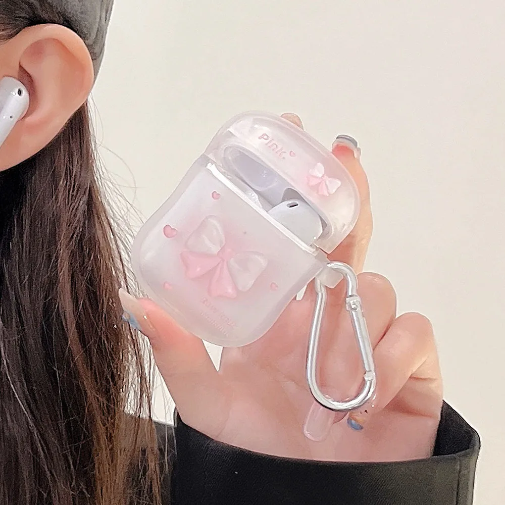INS Gradient Moon Star Planet Earphone Case For Airpods Pro 2 Aesthetics Bow Heart Soft TPU Cover for Airpod 3 1 Accessories Box