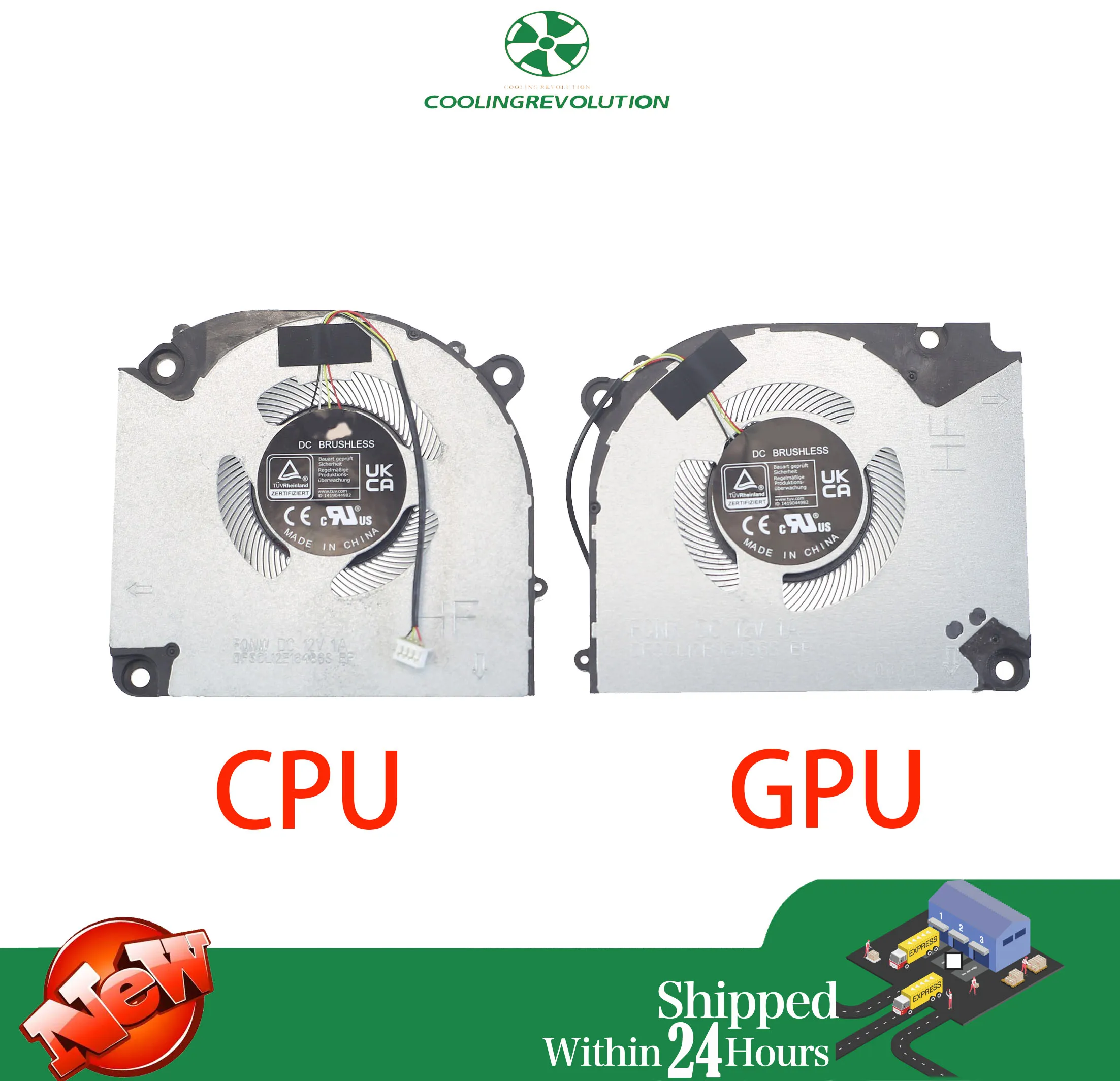 Ventilador de Refrigeração Gpu Cpu Portátil Dfscl12e16486s Dfscl12e06486s para Medion Erazer Scout E20-md62528 V170rnc X17 631-v17rn101 - Imagem 2