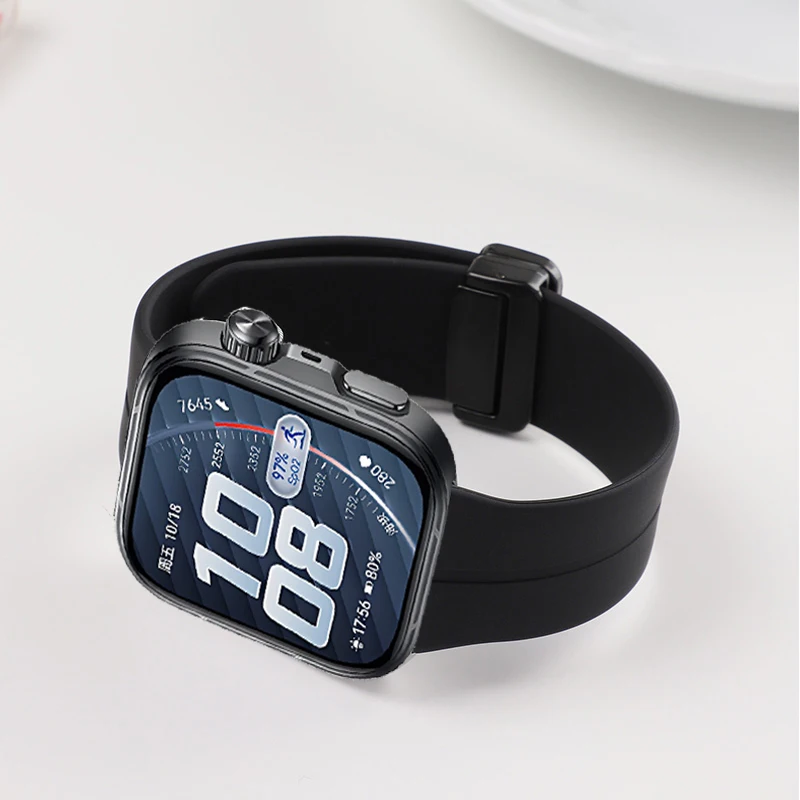 Silicone Magnetic Smartwatch Strap - Premium Accessory Band Bracelet