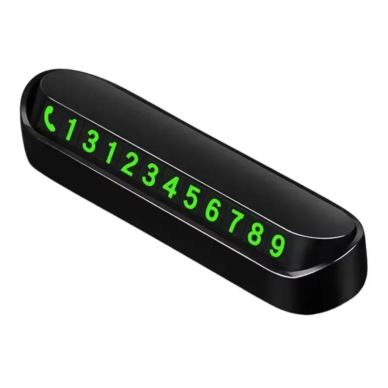Car Phone Number Card Temporary Parking Card Plate Telephone Number Car Park Stop Automobile Accessories