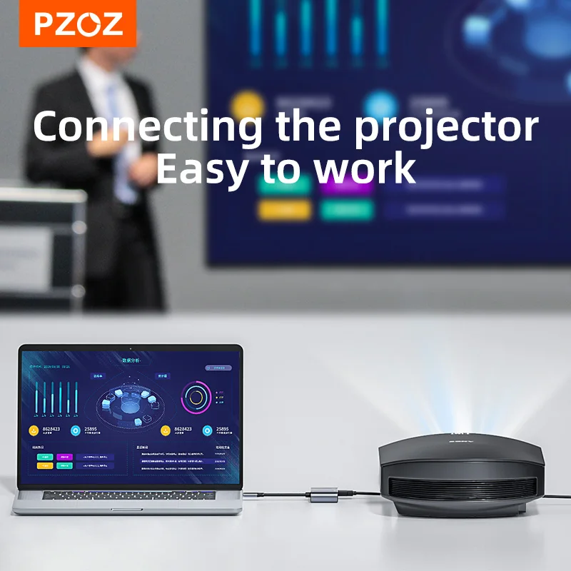 PZOZ-ŷ ̼ Ÿ C -HDMI VGA USB PD ̺ ȣȯ USB 3.0  , ƺ  Ʈ ׼