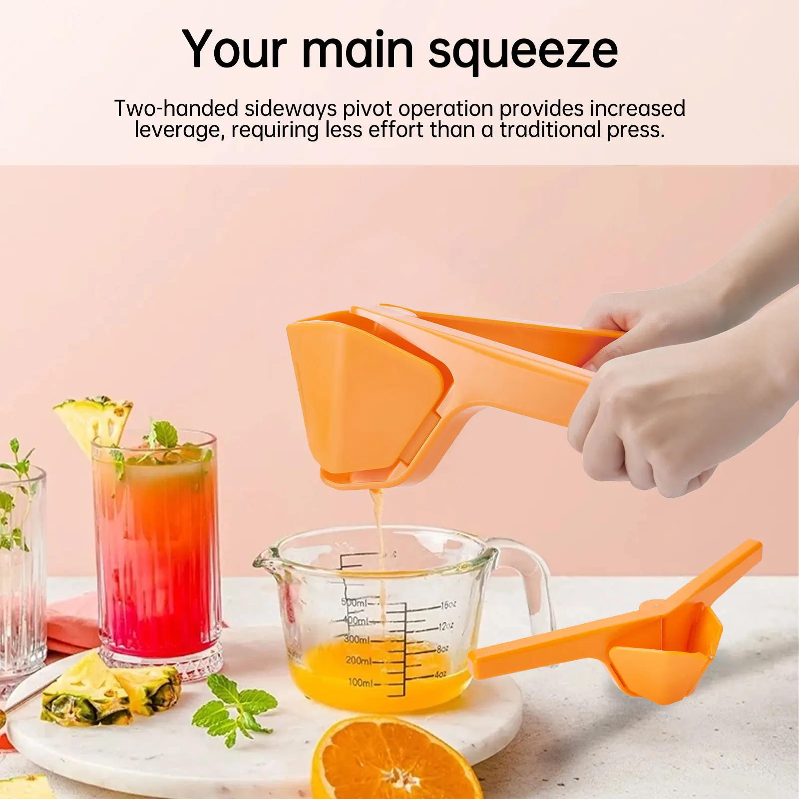 Lemon Squeezer Heavy Duty Lime Juicer Manual Citrus Hand Press Juicer for Kitchen Manual Citrus Press Fresh Fruit Tool lemon squeezer