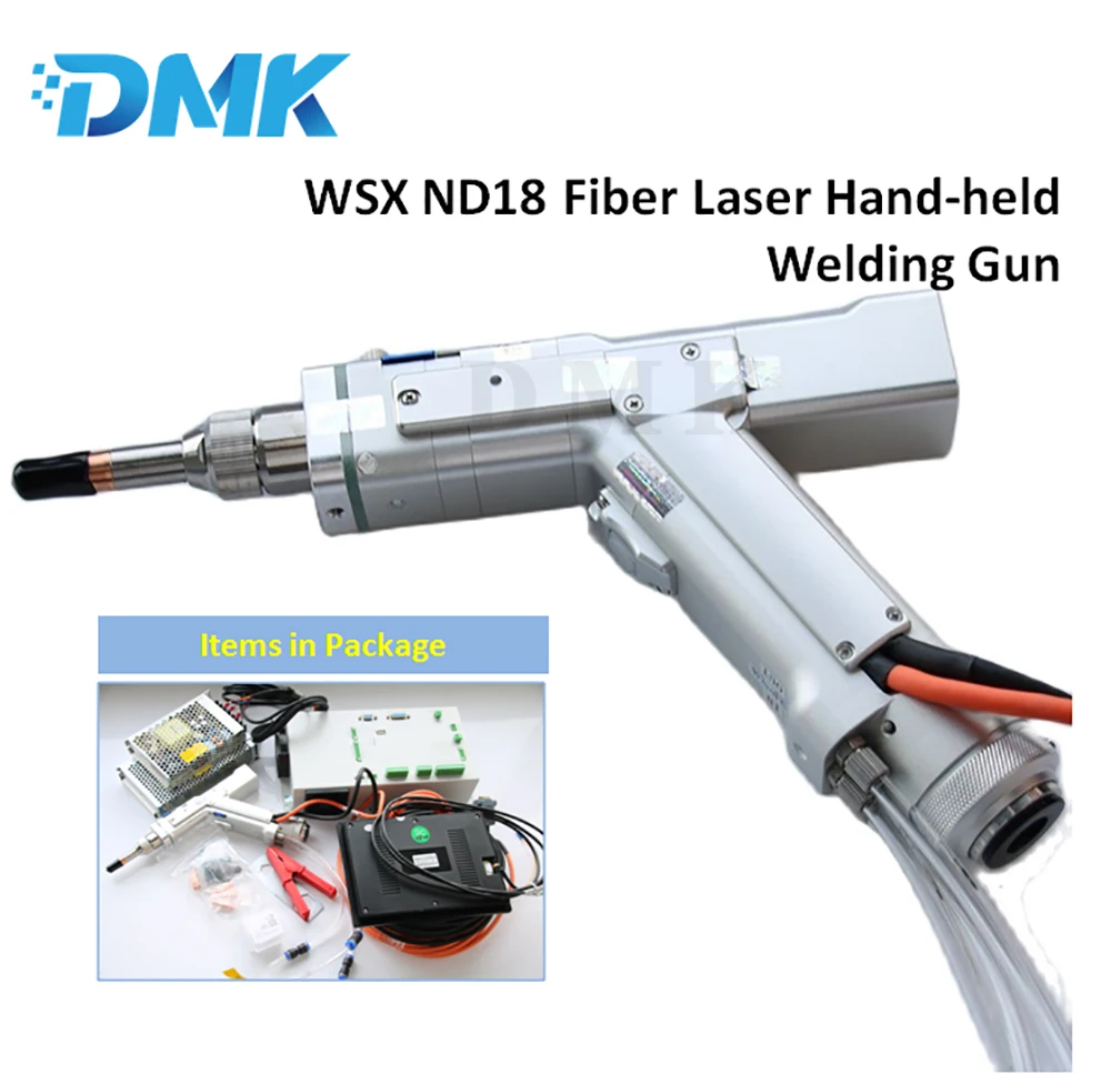 

WSX ND18a Handheld Portable Fiber Laser Welding Gun Wobbling Spot Soldering Gun