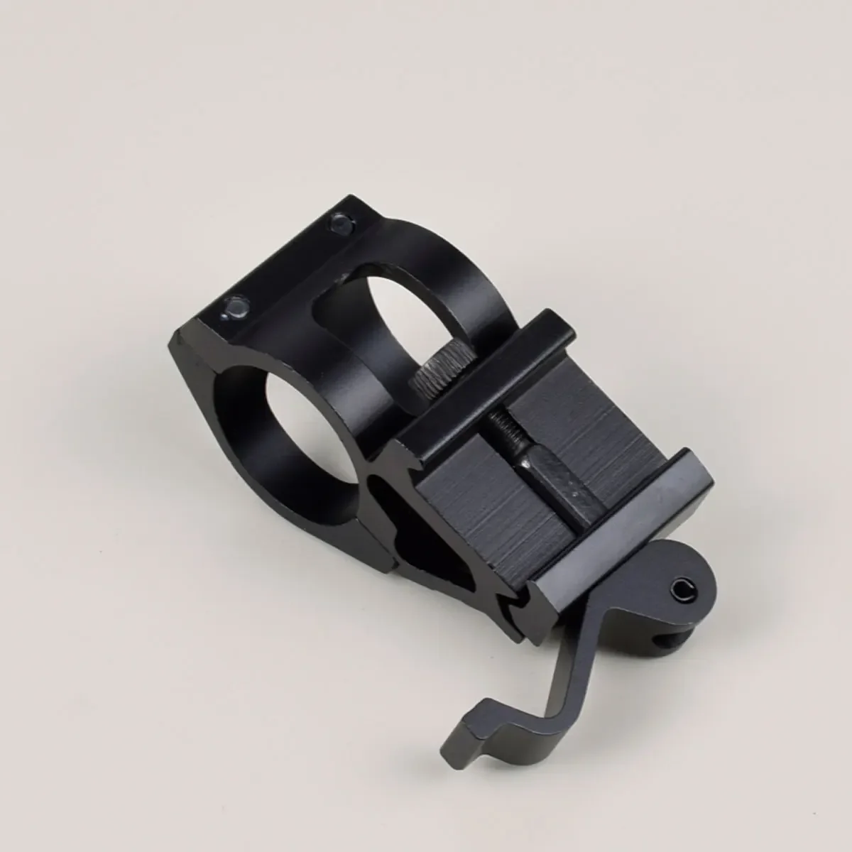 45 Ring Flashlight Holder Mount Fit 20mm Rail Light Laser With RSA GBB QD Quick Release 25.4mm 30mmBase Mount