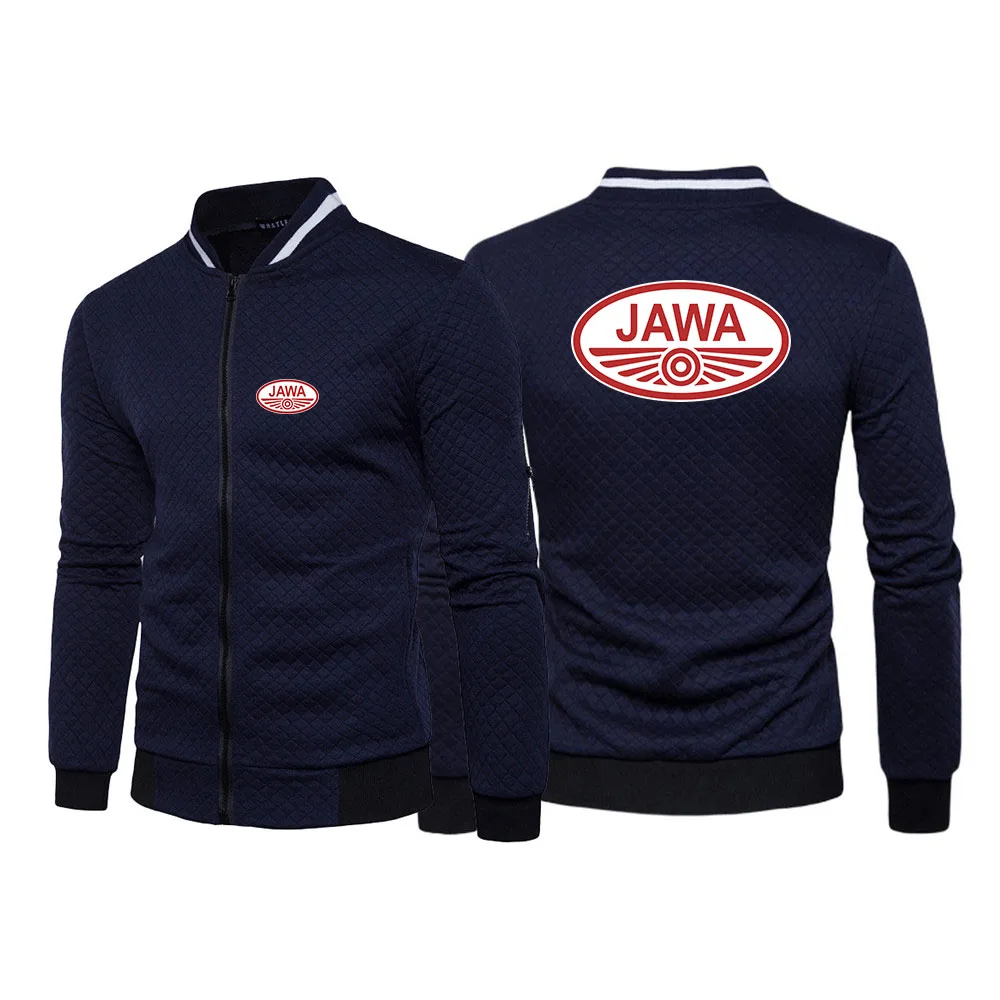 Men's Casual Sports Stripe Zipper Jacket Coat