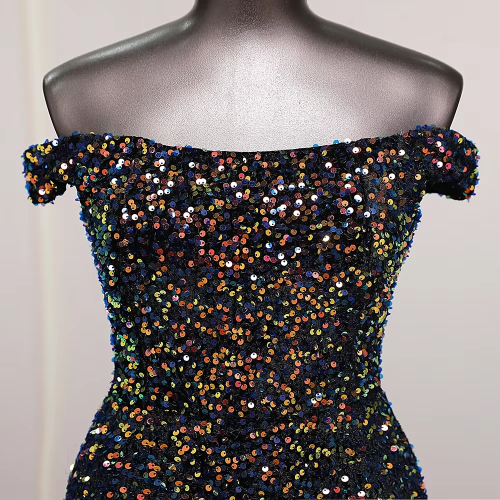 Black Long Mermaid Sequins Evening Dress Off Shoulder Dress Women Prom Party Dresses formal occasion robes de soire Bride dress - AliExpress 320 Black Long Mermaid Sequins Evening Dress Off Shoulder Dress Women Prom Party Dresses formal occasion robes de soire Bride dress - AliExpress 320