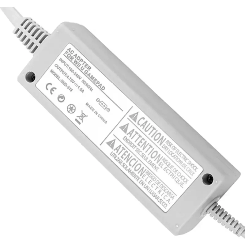 100-240V AC Charger for Wii U Gamepad Controller US/EU Plug AC Adapter Power Supply Adapter