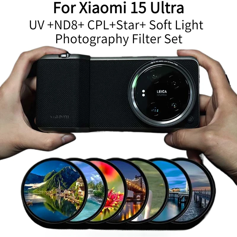 Professional Photography Filter Set for Xiaomi 15Ultra UV Mirror