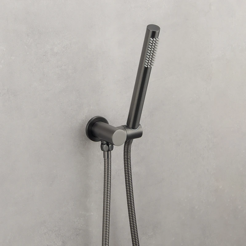 Shower Set Solid Brass HandShower Wall Mount Sprayer With Hose Holder