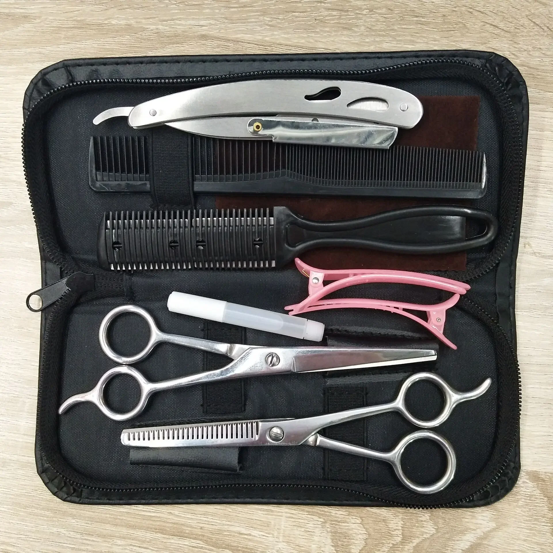 

New 5pcs 9pcs Hairdressing Scissors Set Japan Professional Barber Scissors Hairdresser Cutting Hair Thinning Salon Tools