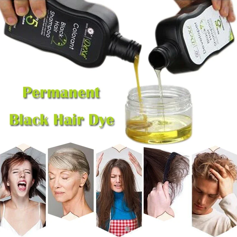 Cross-border A+B Hair Dye Kit Quick Dense Hair Repair Hair Setting Plant Fiber Shampoo Natural plant essence A box of 100ml east moon dense hair spray anti hair loss solid hairs moisturizing strong thick hair scalp massage repair hair root