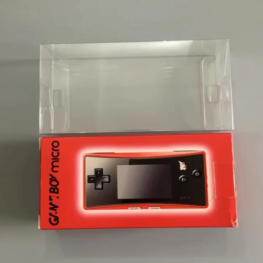Trasparente Box Protector Per Nintendo Game Boy Micro/Gbm Pocket Monster Collect Box Tep Storage Game Shell Clear Display Case