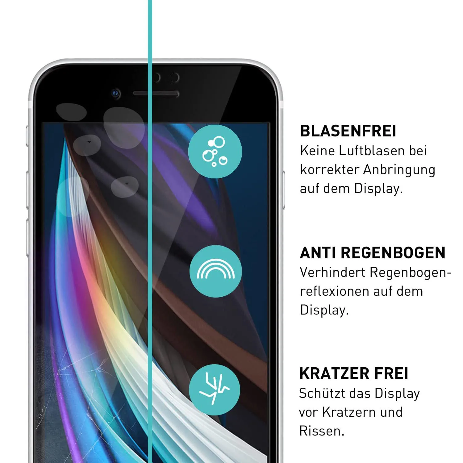 Premium Tempered Glass Screen Protector Set (2 or 4-Pack)