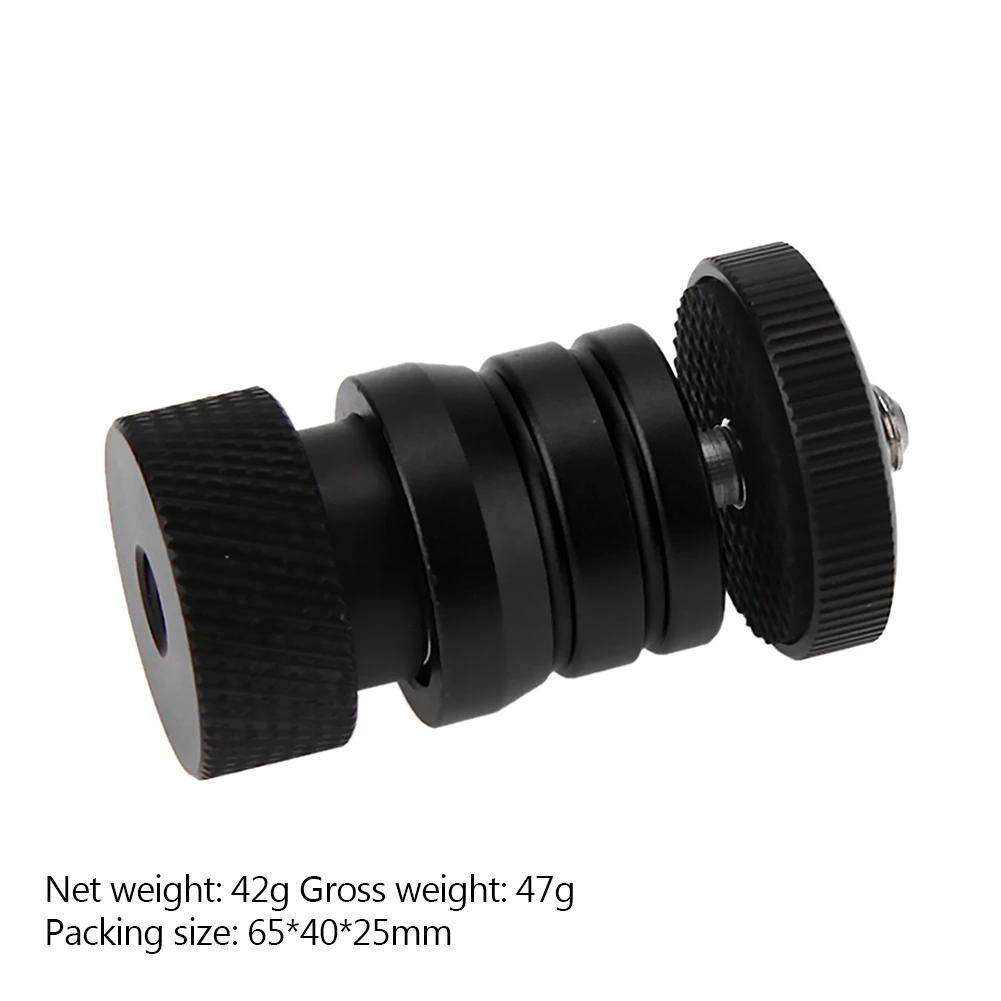 Mini Detachable Quick Release 1/4 Thread Ball Head for Arm Monitor LED Light
