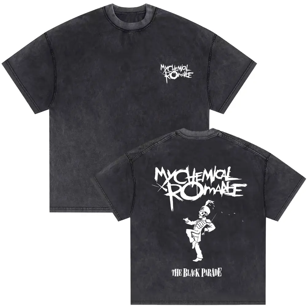 Washed Vintage My Chemical Romance 2007 Tour T Shirt Men Women