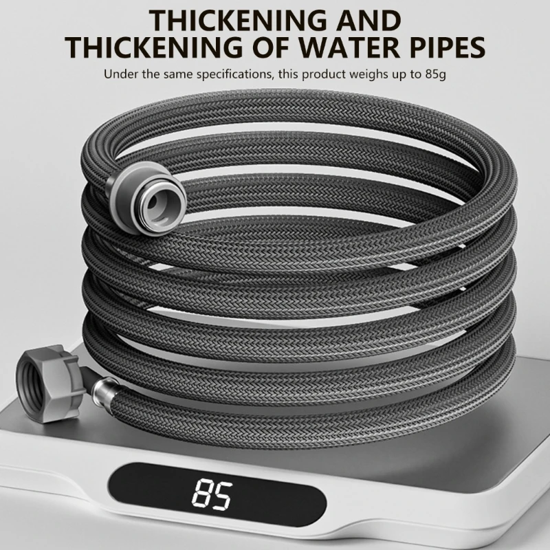 Washing Machine Inlet Hose Flexible Dishwasher Inlet Hose Extension Corrugated Washer Adapter Bend Replacement washing machine inlet pipe