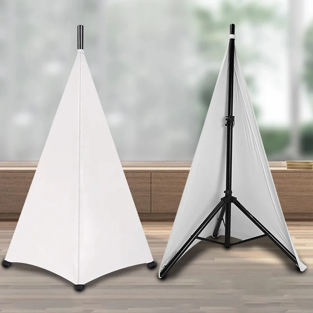 Speaker Stand Cover Universal Flexible Stretchable Lighting Tripod Stands Skirt Scrim Cover for DJ Light Speaker Stand Accessory