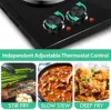 Hot Plate, 1800W Electric Burner Double Hot Plate for Cooking Countertop Burner w/ Temperature Control, Portable | USA | NEW 4