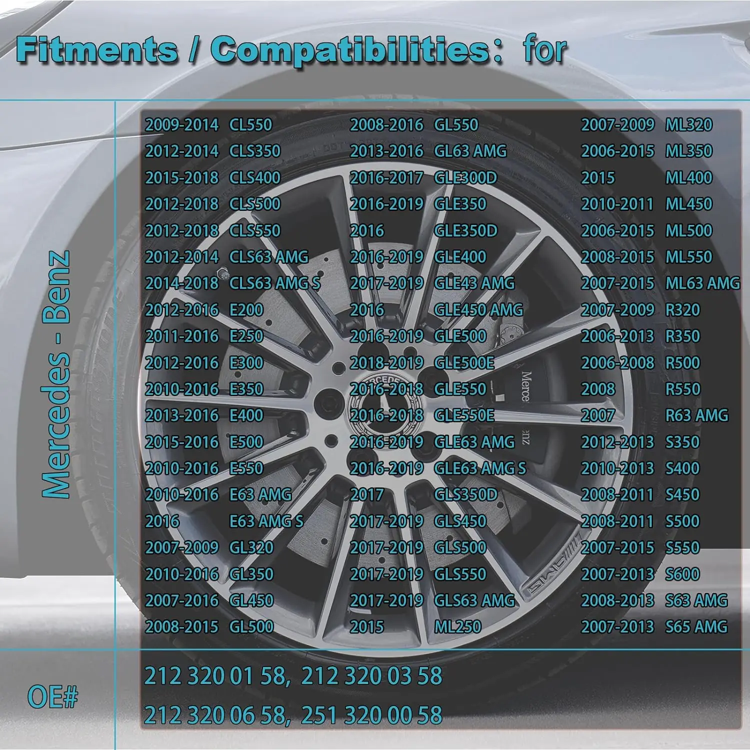       2123200358 2123200158, ޸ W164 W166 W221 W251 W212 X164 X166 W222 W218 C216