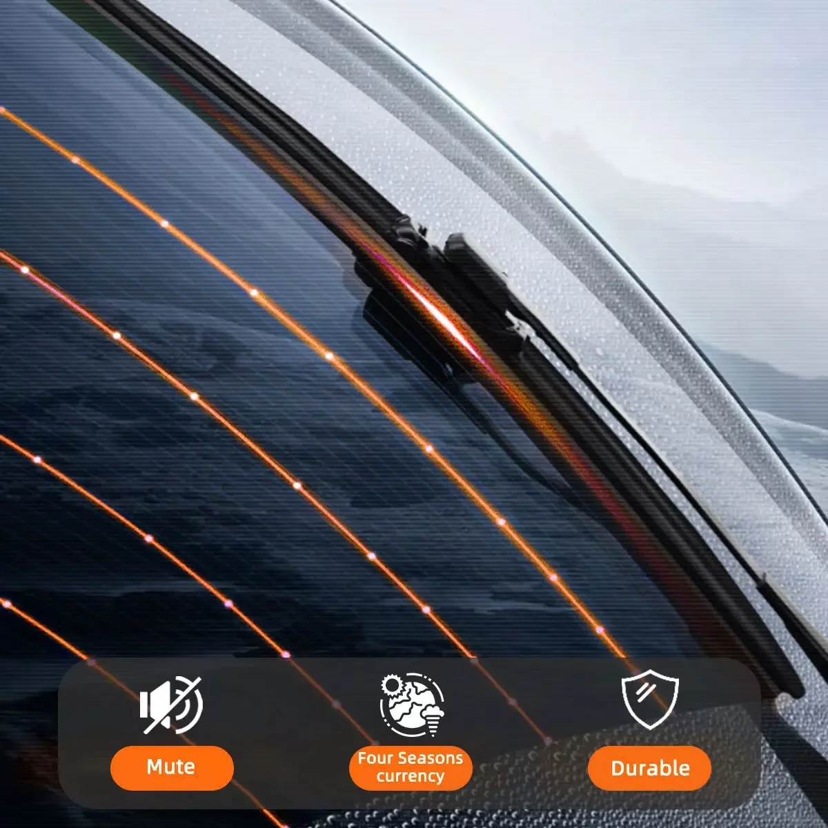 Enhanced Car Front Wiper Blades - Premium Windshield Accessories