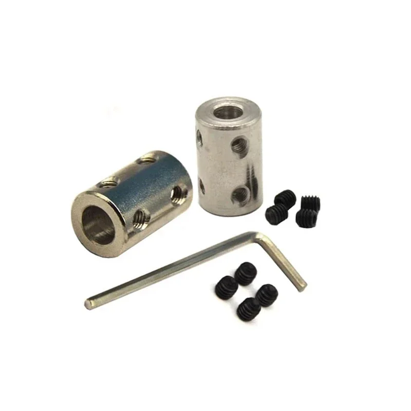 Rigid Shaft Coupling 1pcs 3.17mm/4mm/5mm/6mm/8mm/10mm/12mm CNC Motor Shaft Coupler Motor Connector Sleeve #45 Steel shaft coupler,shaft connector,rigid shaft coupler