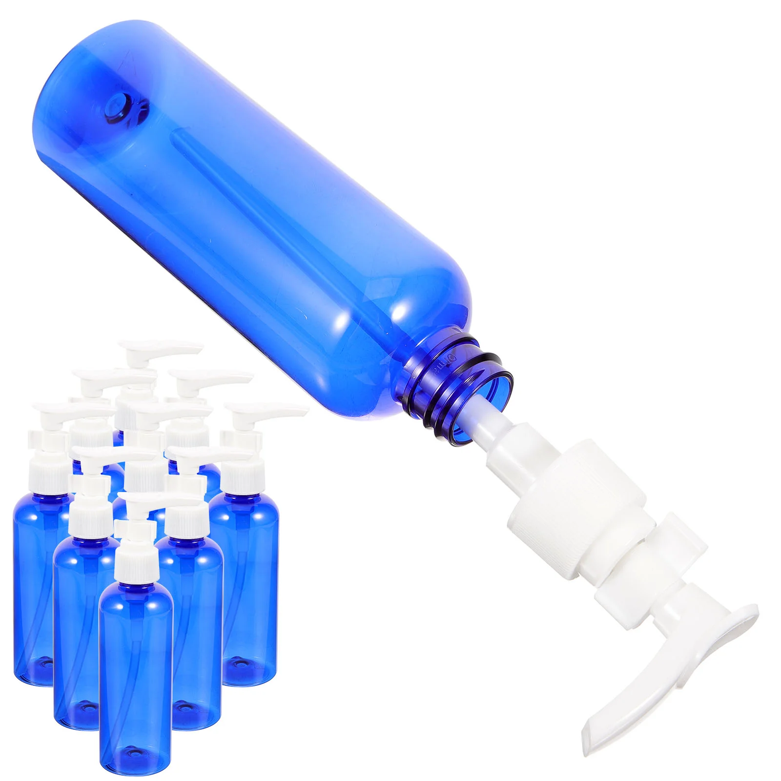 

10 Pcs Pump Lotion Bottle with Round Shoulder Spigot Shower Gel Liquid Dispenser Emulsion Empty Shampoo Travel