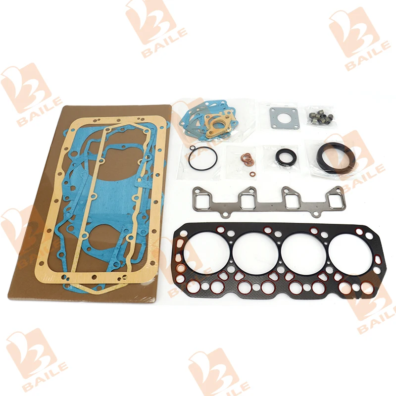 For Mitsubishi K4N Full Gasket Set Kit Engine Overhaul Rebuild Kit