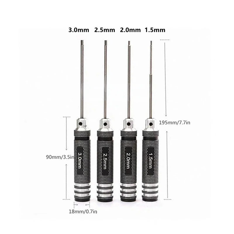 Mains tenant une clé Allen hexagonale 1.5-8mm pour modélisme RC, utilisée sur une vis.