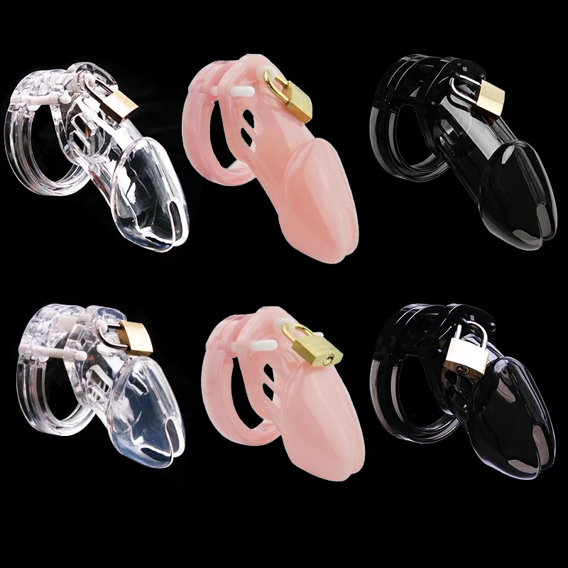 Male Chastity Cage Device Small/Standard Cock Cage with 5 Size Rings Brass Lock Locking Number Tags Erotic Urethral Men SexyToy penis chastity cage,chastity lock sex toy,chastity cage accessory