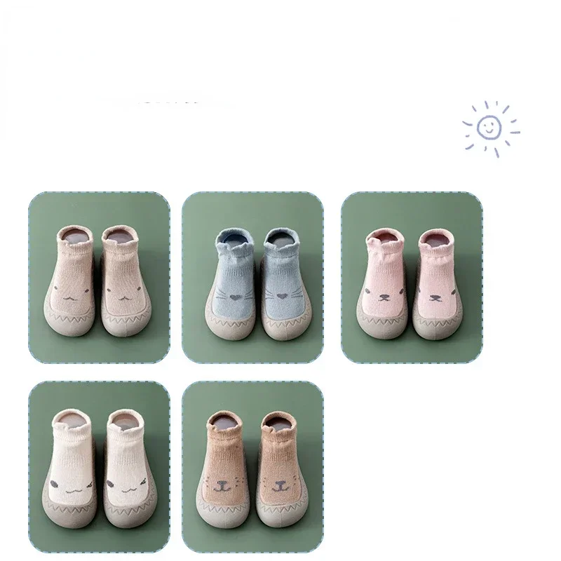 Baby Toddler Shoes Soft Sole Non-slip Breathable Indoor Outdoor Spring Summer Deodorant Floor Shoes Socks baby shoes soft sole shoes