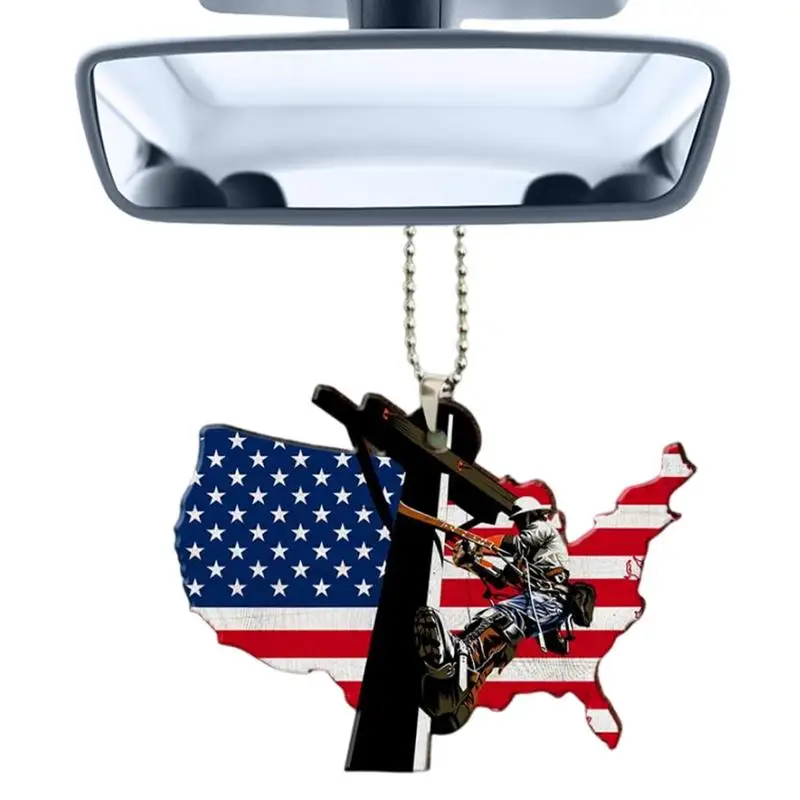 

Acrylic Car Pendant Car 2024 Rearview Mirror Acrylic Pendant Ornament Vehicle Interior Decoration With Vivid Patterns For Window