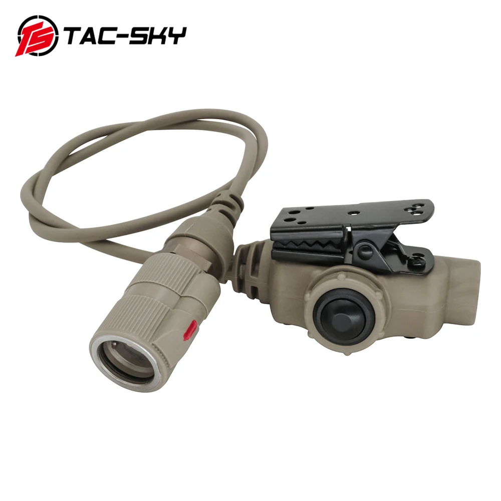 TAC-SKY U94 V2 6Pin PTT Tactical Shooting Hunting Headphone Adapter for AN/PRC 152\148 Tactical Walkie Talkie