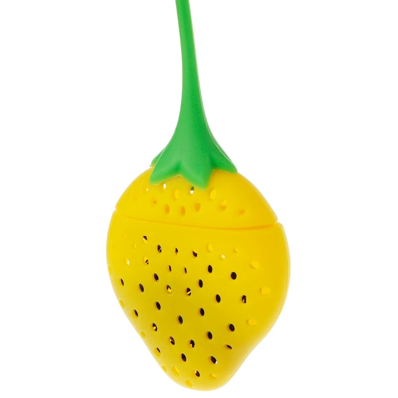

Silicone Strawberry Tea Leaf Strainer Herbal Infuser Filter Diffuser