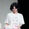 Women's Cute Slim Round Neck T-shirt, Funny Harajuku Graphic Short Sleeve, Summer Casual Daily Commute Comfort Top 5