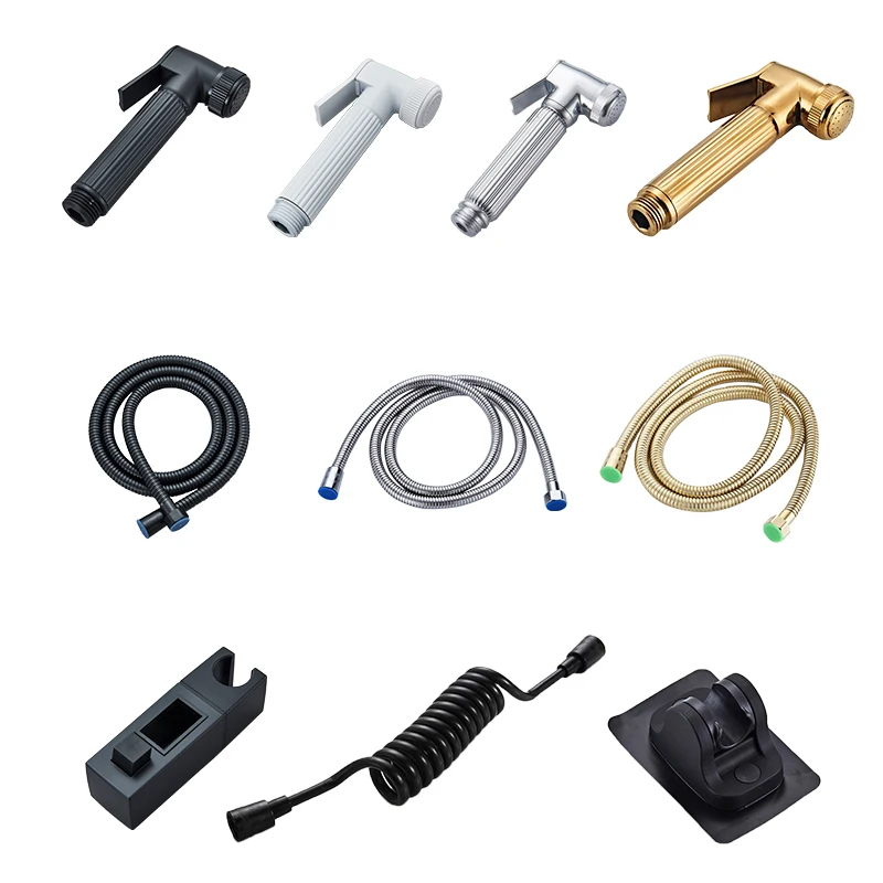Bathroom Toilet Spray Gun Shower Faucet Hose Handheld Shower Head Base System Slider Bathroom Tap Accessories