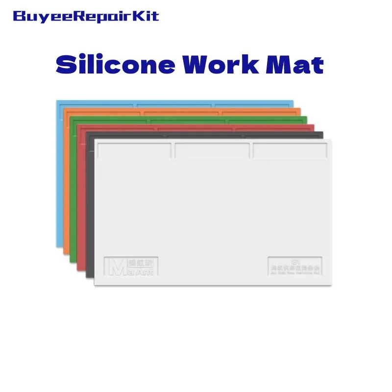 Silicone Work Mat Maintenance Platform Heat-resistant Insulation Mat Repair Pad For Mobile Phone Tablet PC Soldering Tool