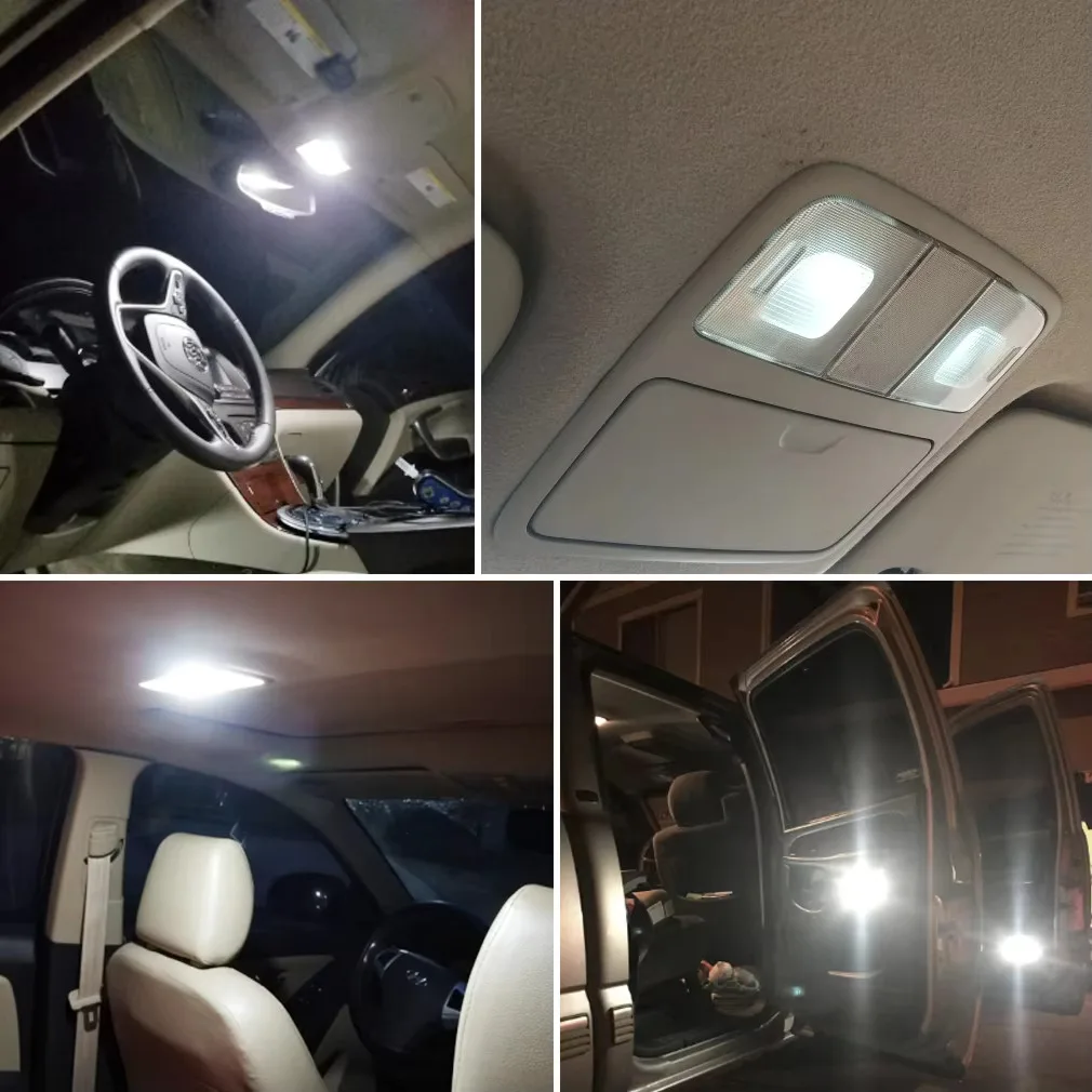 10/20/30/50 PCS C10W C5W LED   31/36/39/10MM COB 12V 7000K  ڵ ׸   ȣ Ʈũ 