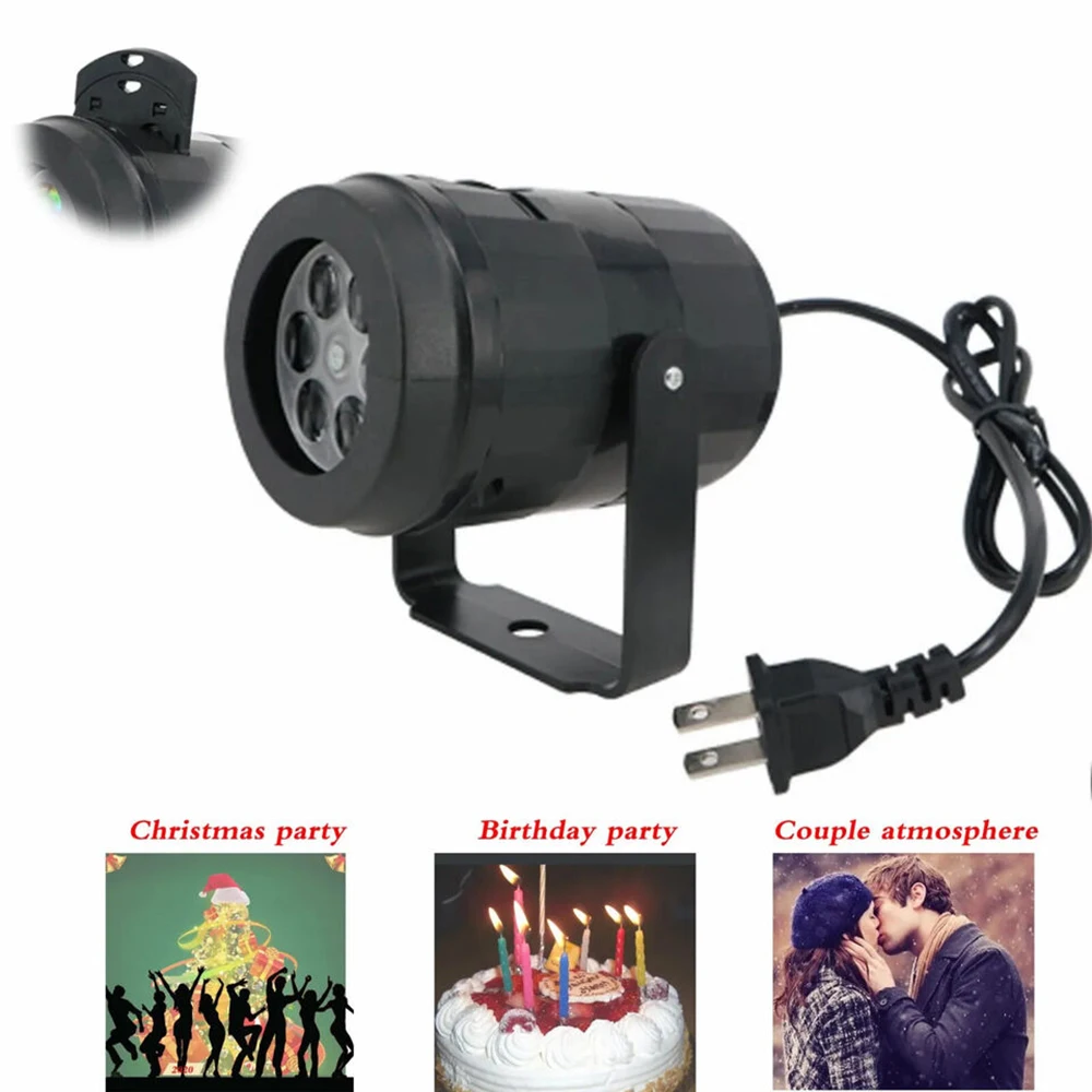 Christmas Projection Light 6 Card Replacement Christmas Light Family Party Audience Atmosphere Light Halloween LED Lights