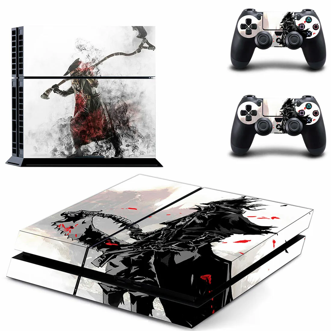 Game Bloodborne Ps4 Skin Sticker Decalcomania Cover Protector Per Console E Controller Skin Vinyl