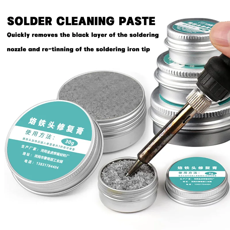 1 2 3pcs Soldering Iron Tip Resurrection Paste Non Stick Tin Solder