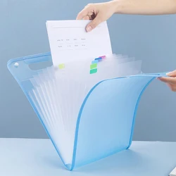 Vertical Hand-Held Organ Bag A4 Paper File Folder Large Capacity Multi-Layer Expanding Sorting Storage Bag Folder Student Data