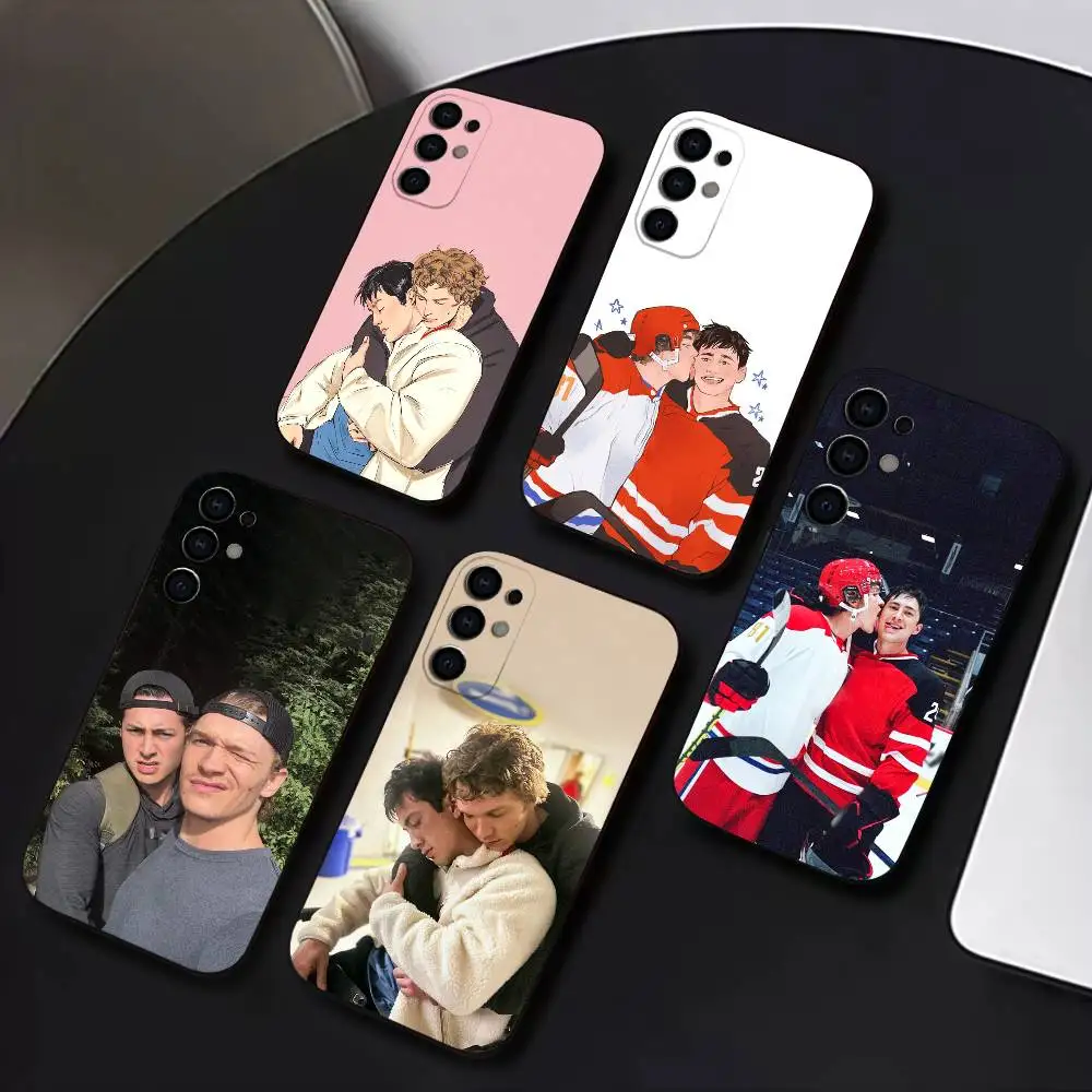 Heated Rivalry Silicone Soft Phone Case - Shane Hollander & Ilya Rozanov Design
